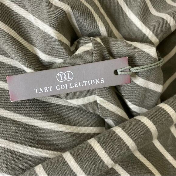 Tart Collection | NEW Stretch Knit Stripe Workwear Career Blazer Size Small - Picture 5 of 6